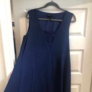 short navy blue dress